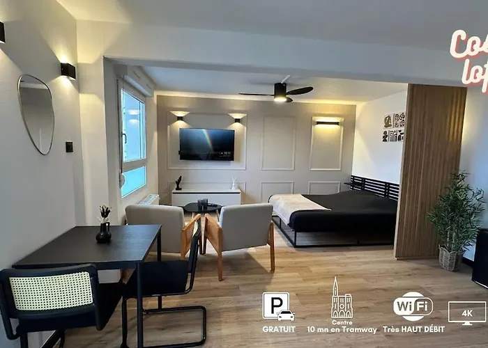 Cosy Loft, Proche Centre Et Tram