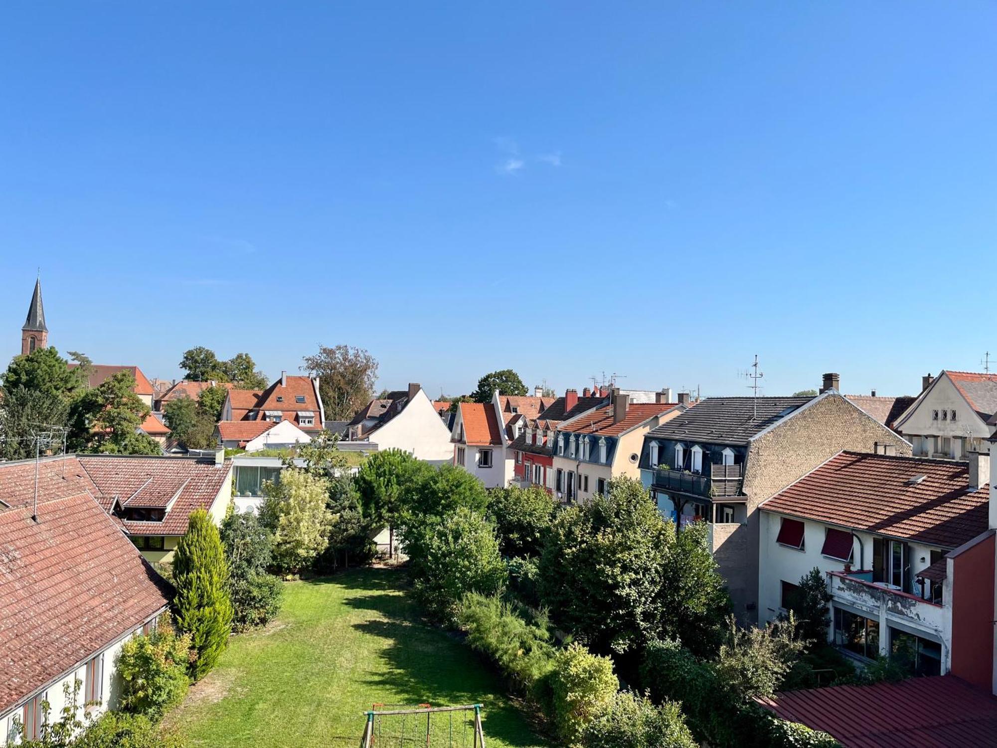 Apartment Le Balcon Fleuri Centre Robertsau Tram Jardiniers *