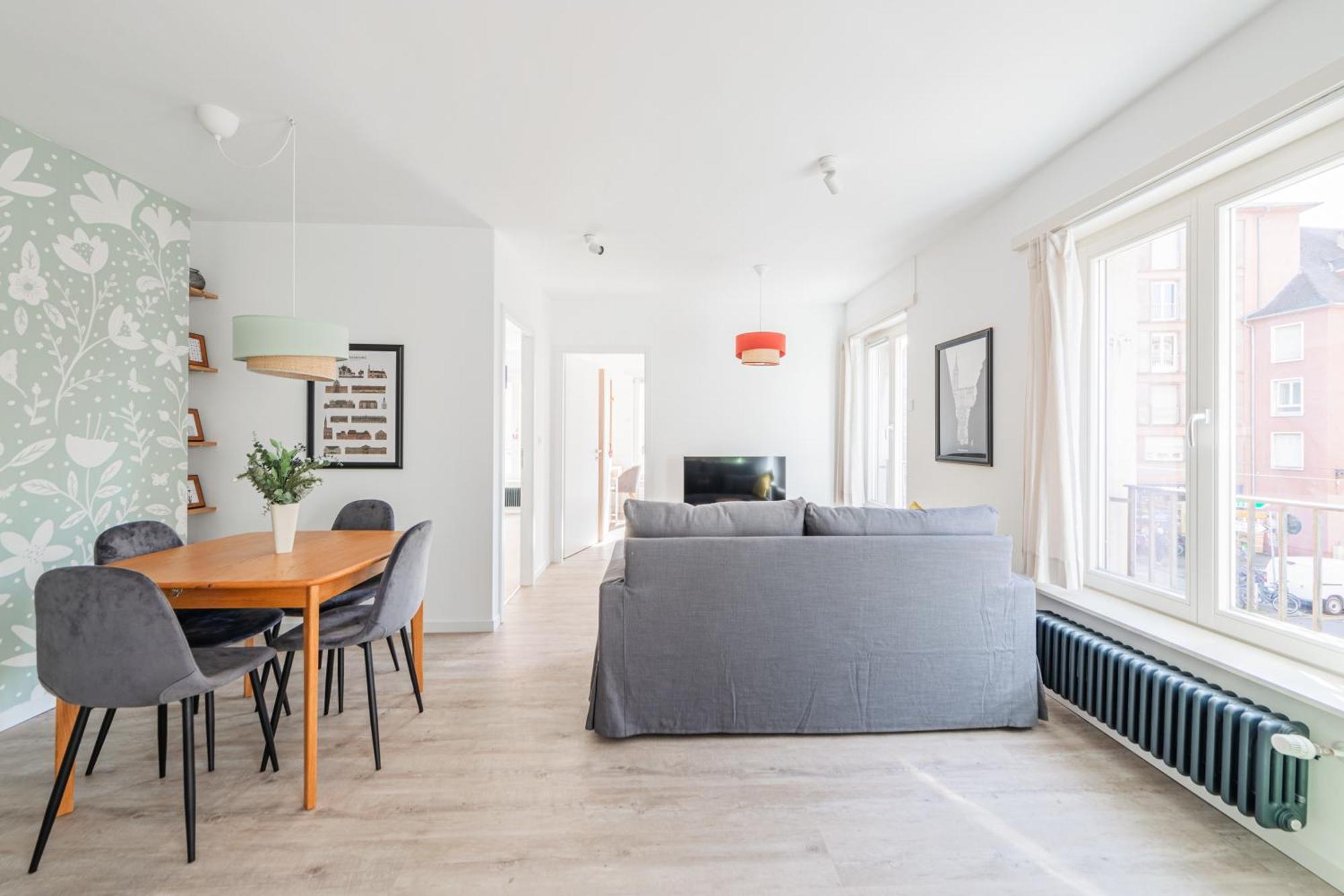 Le Strasbourgeois - Appt 60m² - 6 Voyageurs Apartment