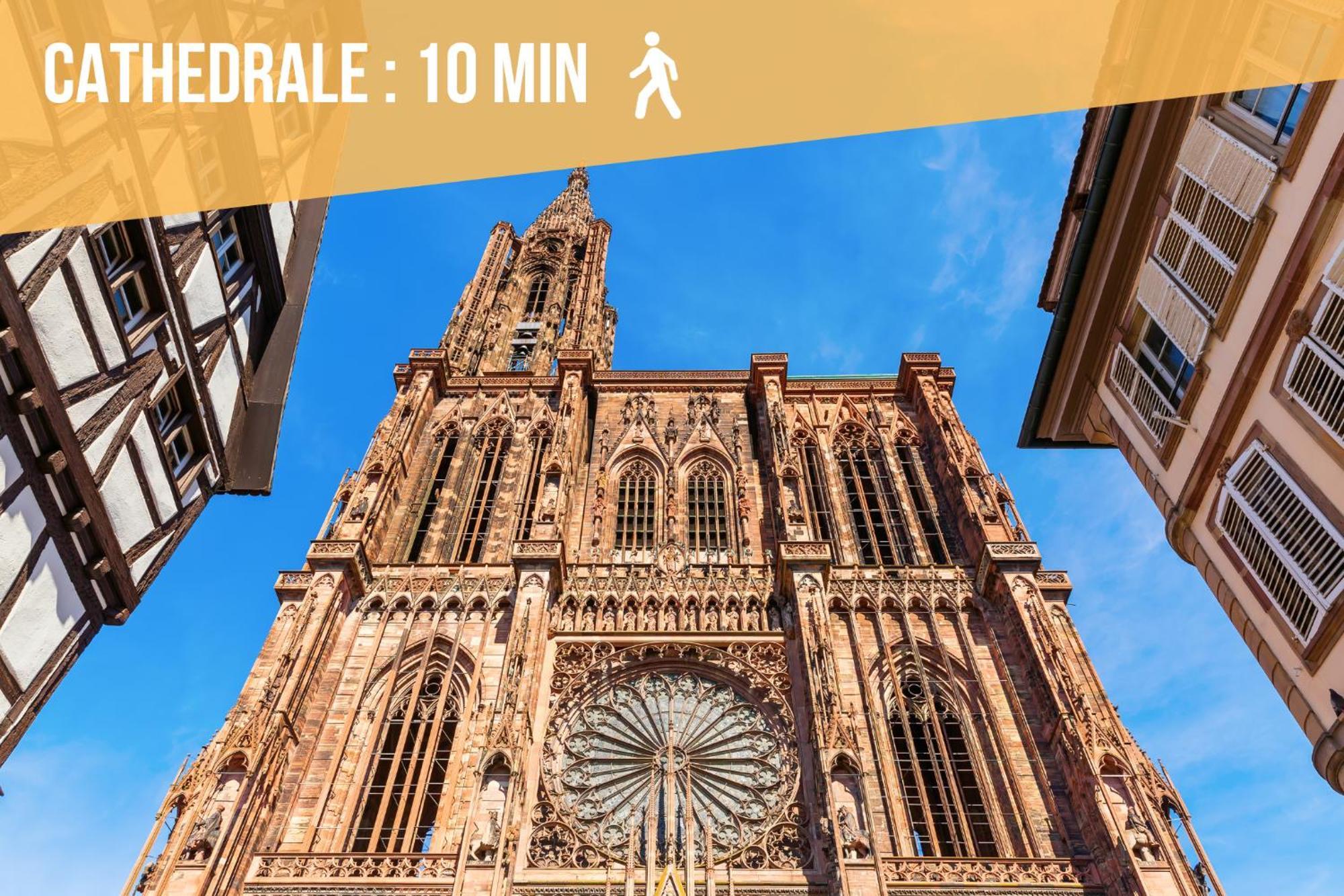 Lit Rond Tres Grand Et Confortable - Garage Possible Ou Parking Gratuit Rue - Gare 2 Min Et 4 Min En Tram - Ciel Etoile - Netflix Videoprojecteur - Luxe Et Evasion Apartment Strasbourg
