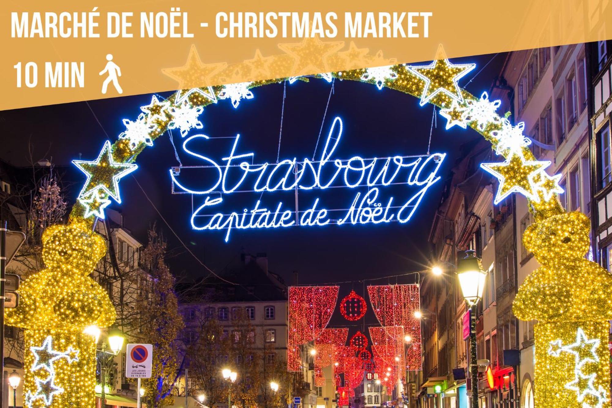 Lit Rond Tres Grand Et Confortable - Garage Possible Ou Parking Gratuit Rue - Gare 2 Min Et 4 Min En Tram - Ciel Etoile - Netflix Videoprojecteur - Luxe Et Evasion Apartment Strasbourg