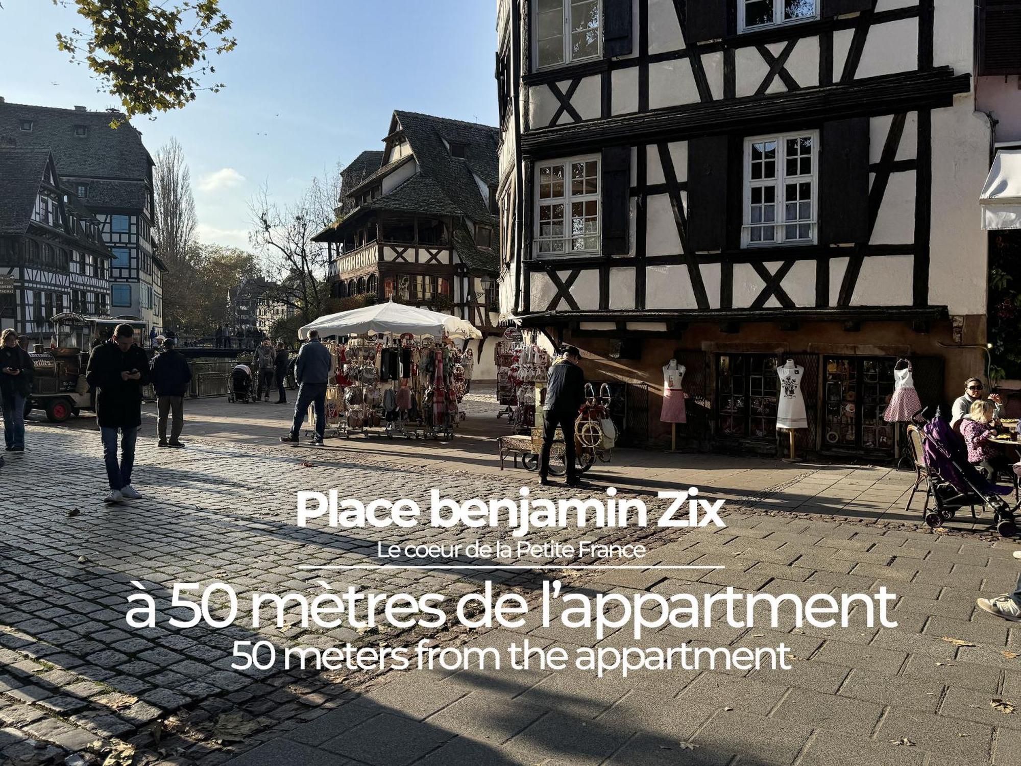 Apartment Le Petit Zix - Cosy Et Terrasse, Petite France Straßburg