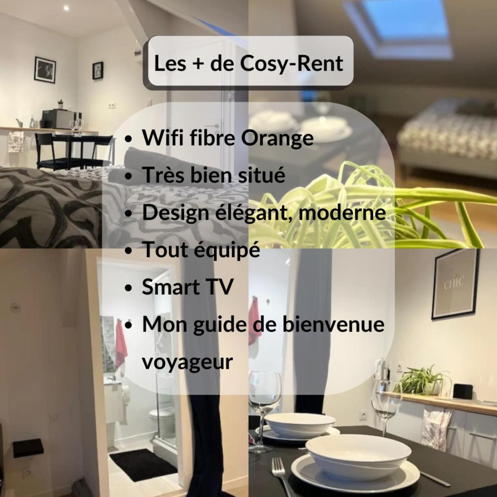 Cosy Rent Studio 4 Tv-wifi Proche Gare Strasbourg