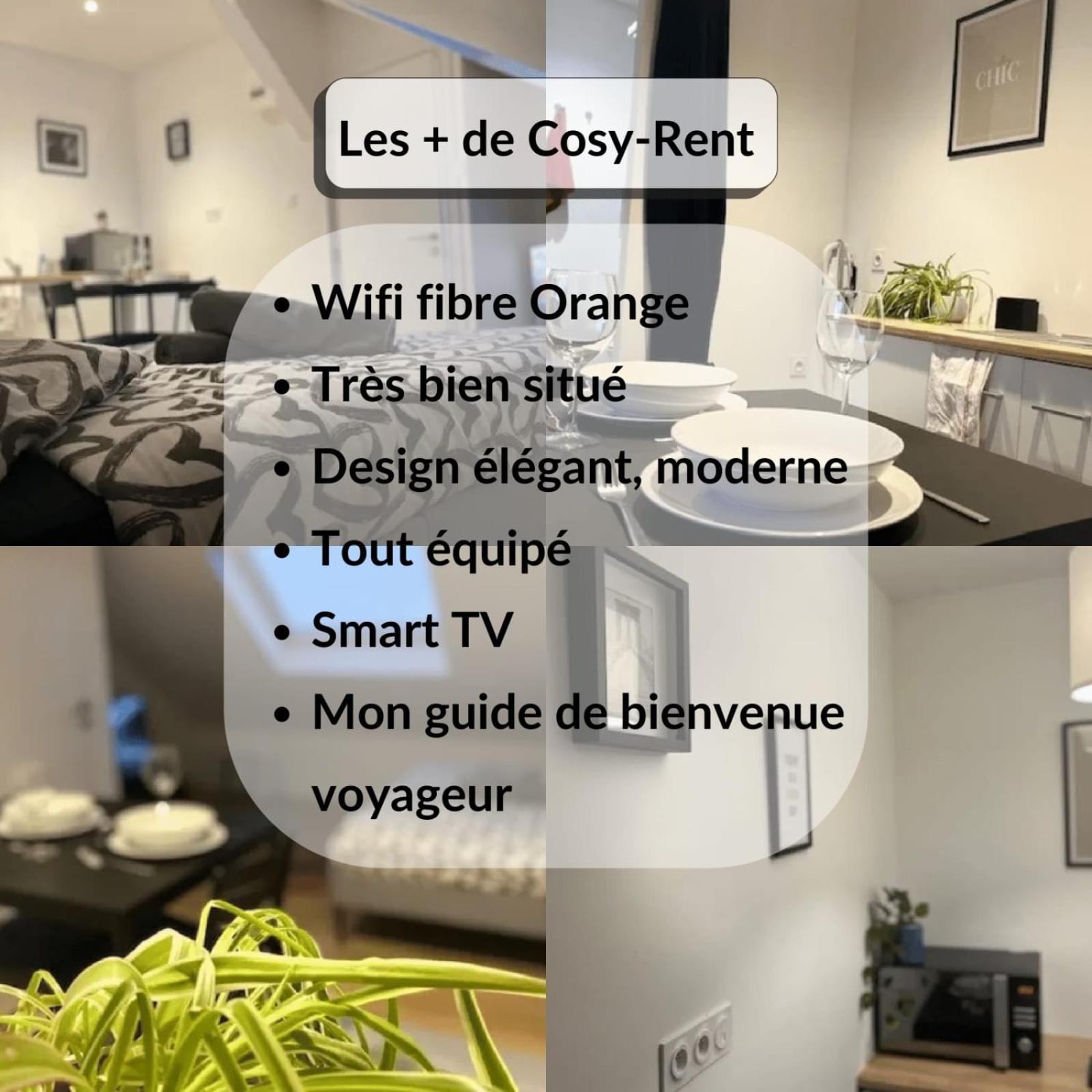 Cosy Rent Studio 3 Tv-wifi Proche Gare Hébergement de vacances *