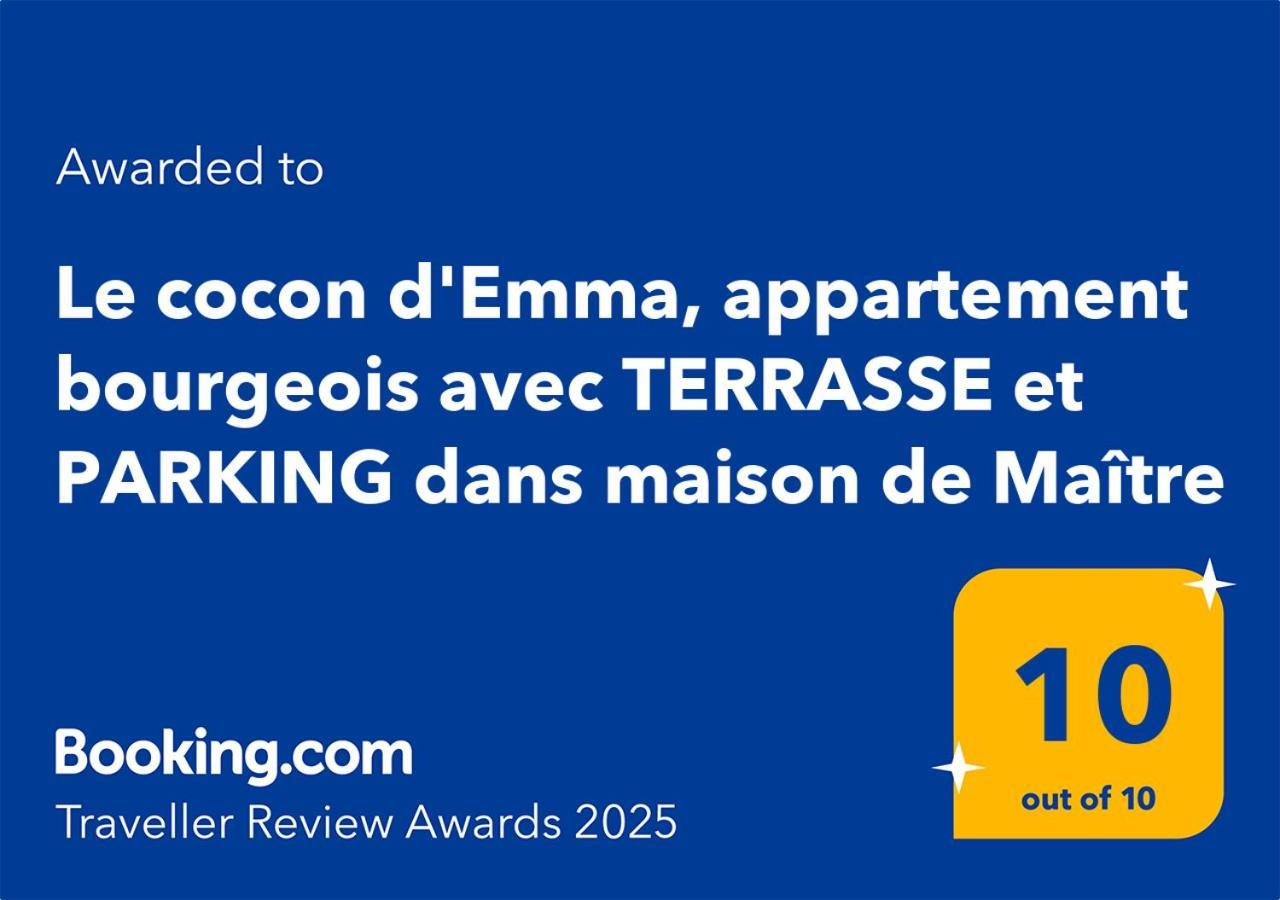 Apartment Le Cocon D'Emma, Appartement Bourgeois Avec Terrasse, Et Parking Gratuit Dans Maison De Maitre