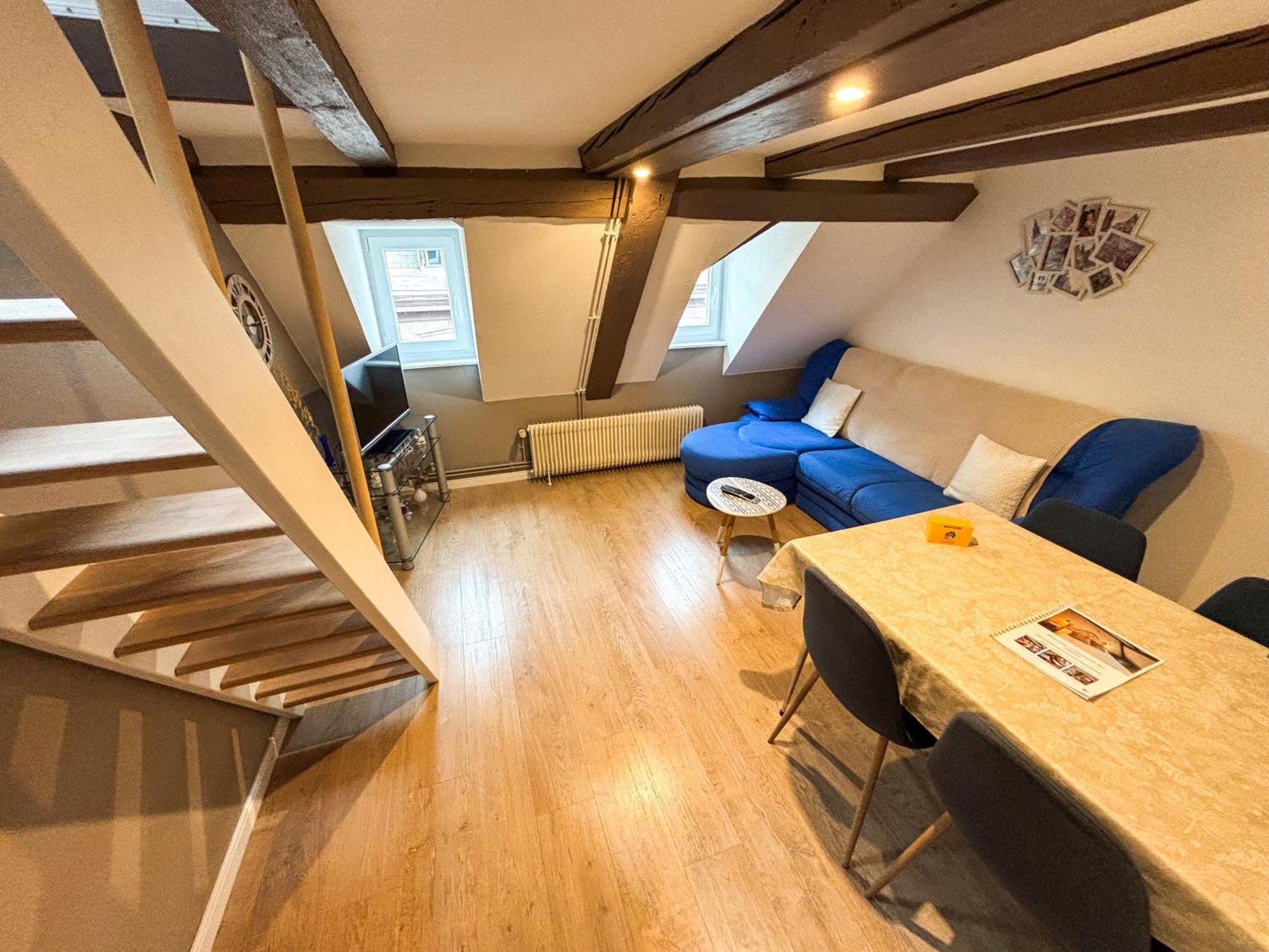 L'harmonie Des Combles - Proche Gare - Petite France - Commerces A Proximite Appartement *