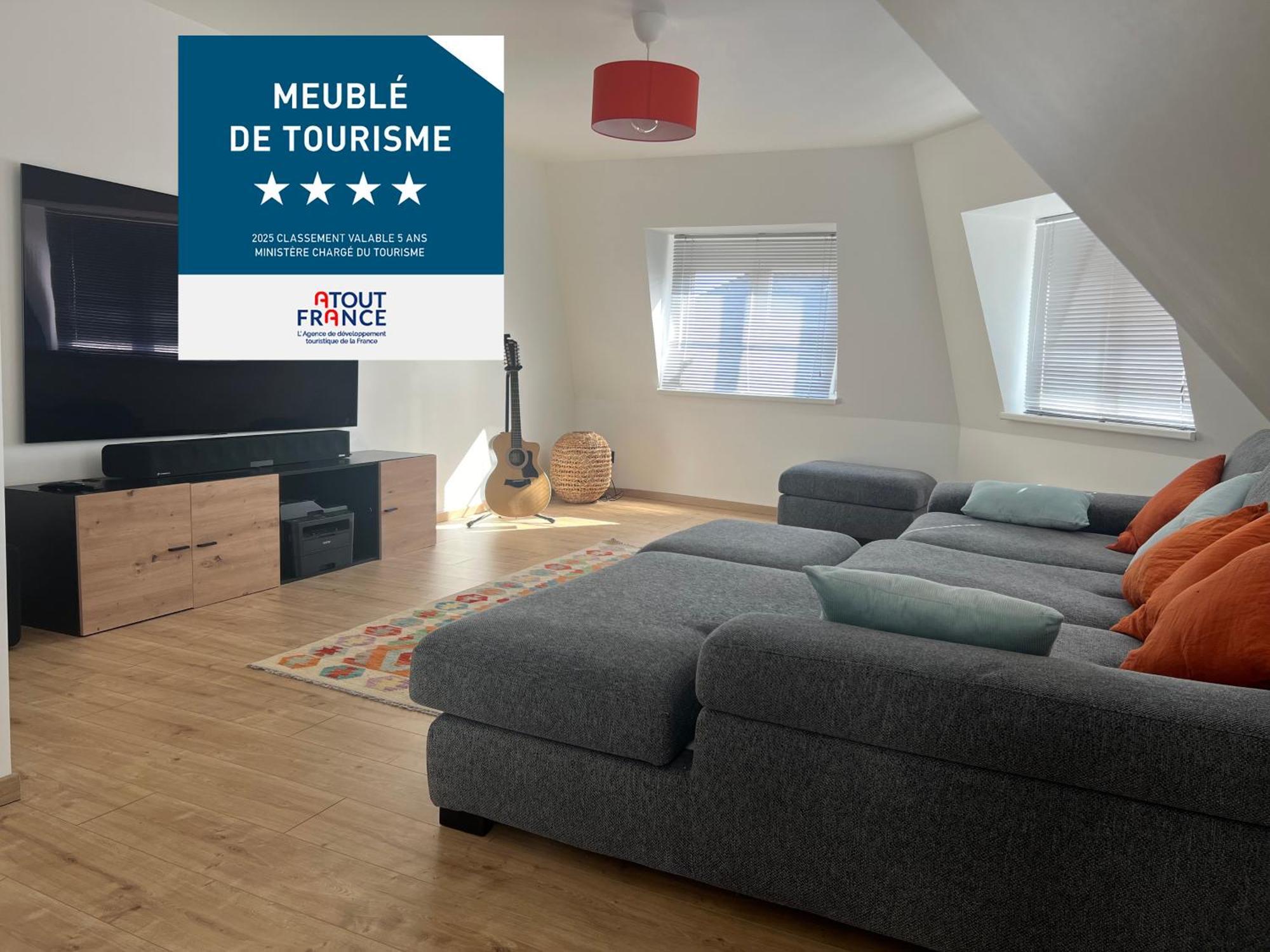 Appartement Le Donjon Classe 4 Etoiles 120 M2 5mn Centre Au Calme