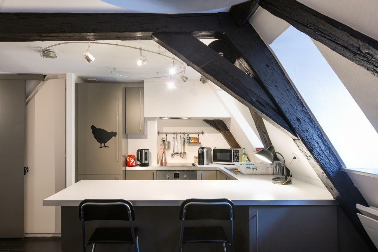Apartment Triplex Avec Poutres Apparentes *
