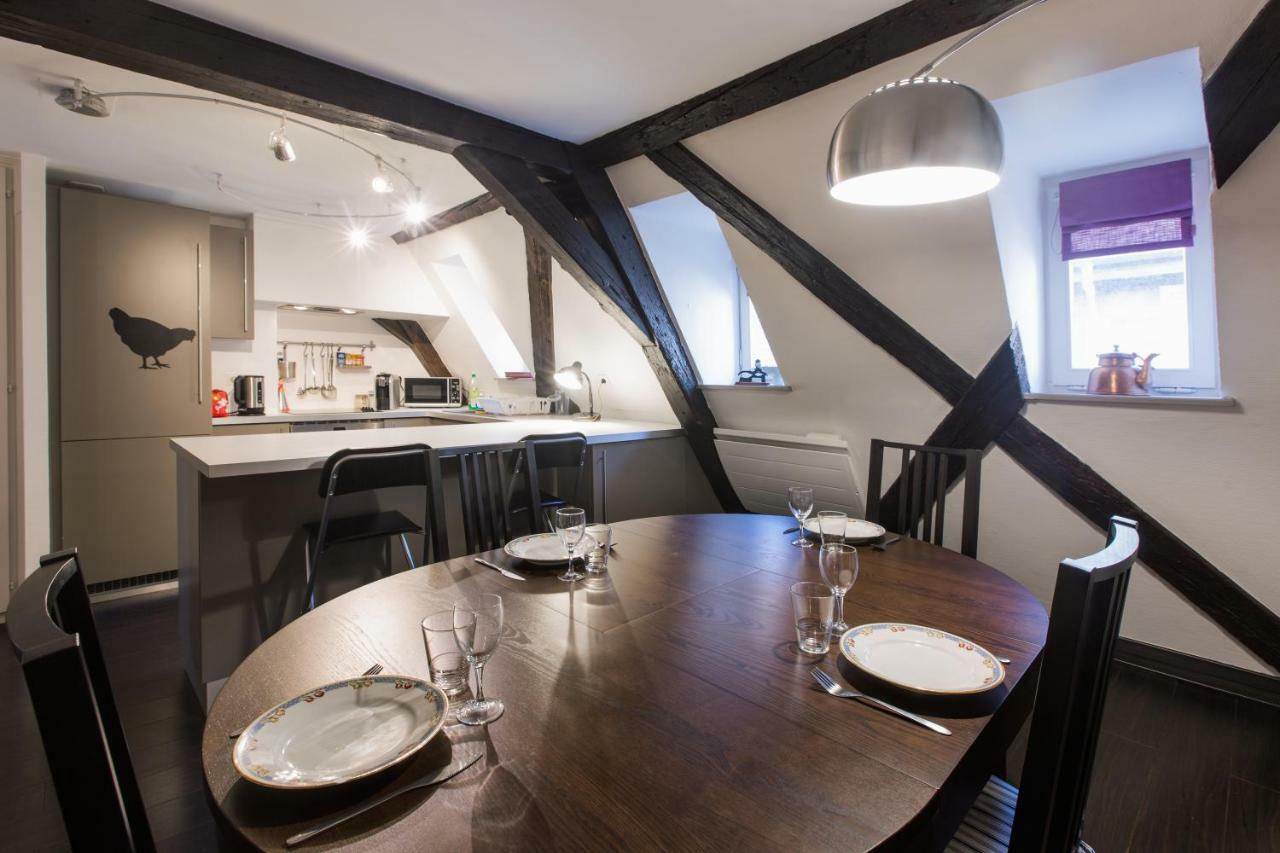 Apartment Triplex Avec Poutres Apparentes *