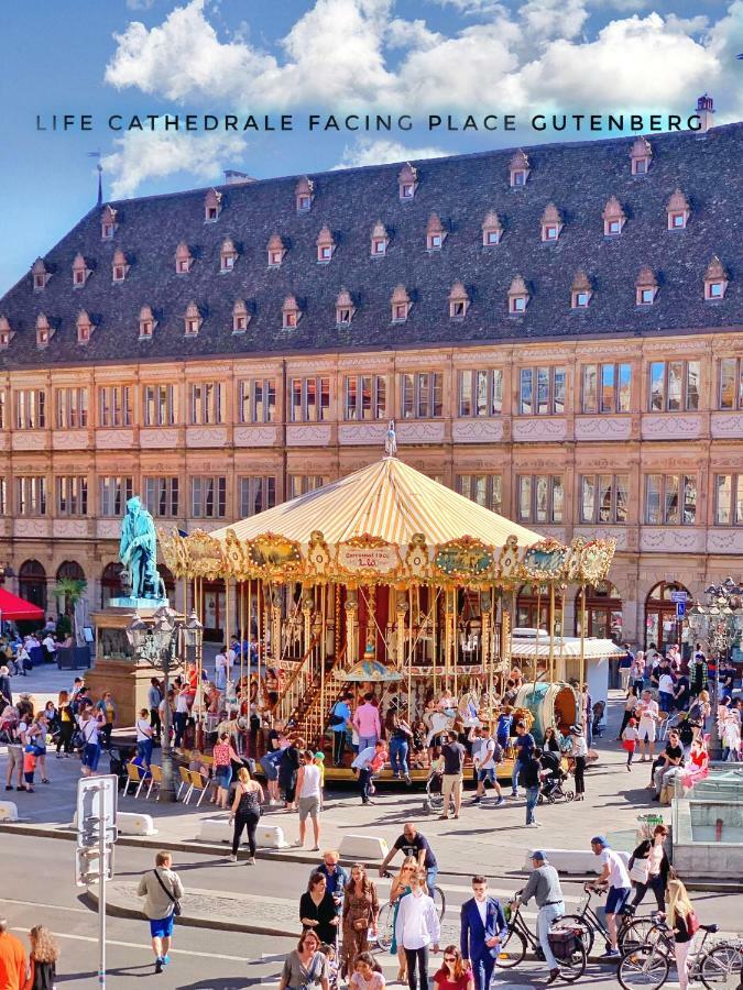 Life Cathedrale City-center Place Gutenberg * Straßburg