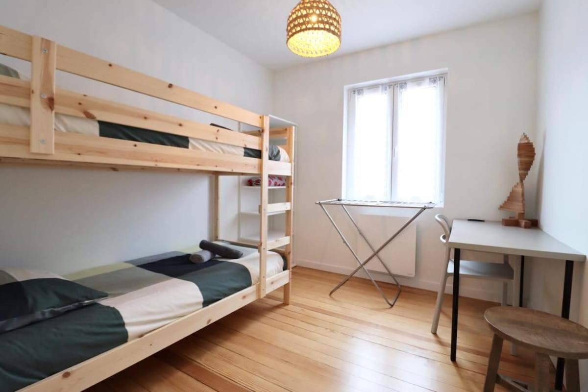 Grand T4 90M2 Climatise 3 Chambres 2 Sdb Wifi Tram 5Min Du Centre Apartment *