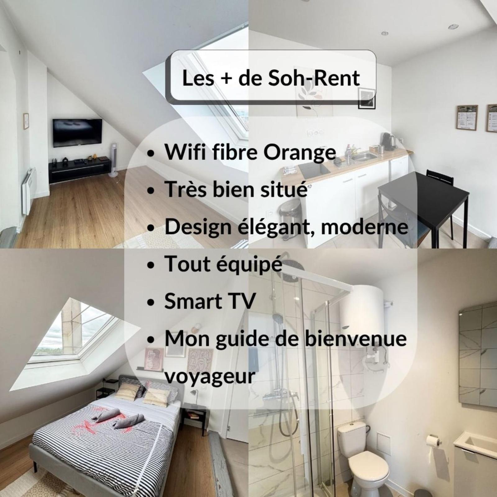 Soh Rent 4 Tv-wifi Proche Gare Strasbourg